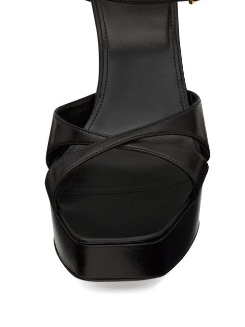 Saint Laurent 85mm Debbie platform sandals - Black - zdjęcie produktu nr 2