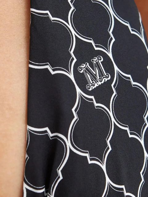 Max Mara Amedea monogram-print biquini top - Black - zdjęcie produktu nr 2