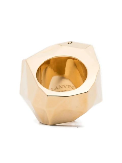 Lanvin geometric-shape ring - Gold