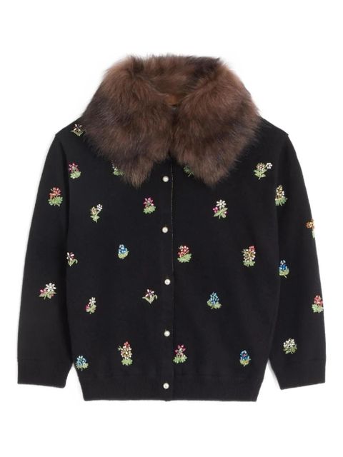 Valentino Garavani embellished wool cardigan - Black - zdjęcie produktu nr 1