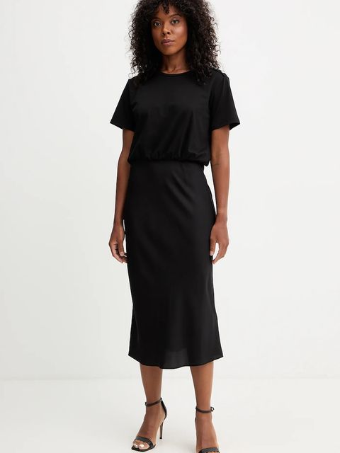 Liu Jo sukienka kolor czarny maxi prosta MF5210 J7821 - zdjęcie produktu nr 1