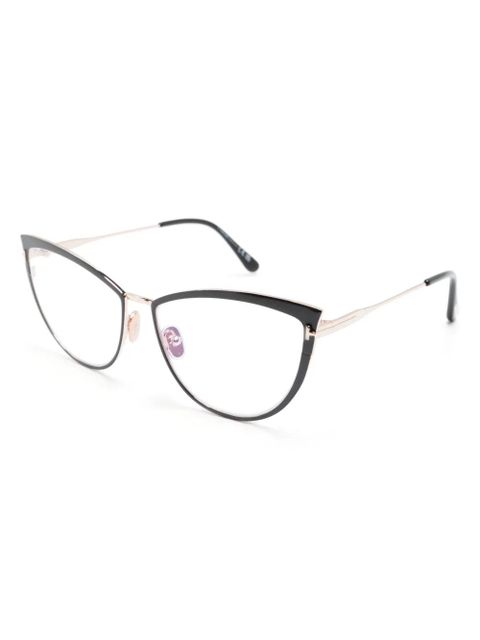 TOM FORD Eyewear cat-eye frame glasses - Black - zdjęcie produktu nr 2