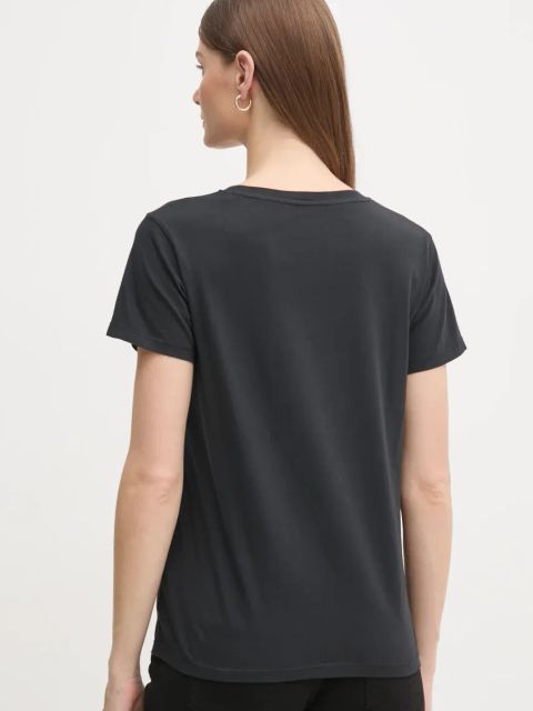 Pepe Jeans t-shirt bawełniany LOLLY damski kolor czarny PL505985