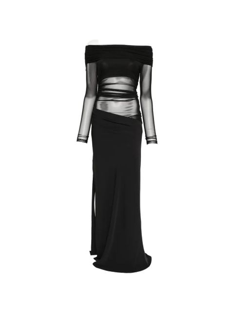 Eleh draped dress - Black - zdjęcie produktu nr 1