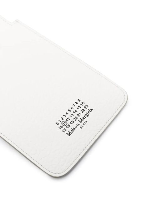 Maison Margiela numbers-motif phone holder - White - zdjęcie produktu nr 2