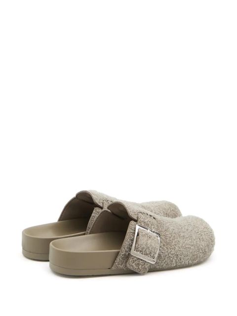 LOEWE Ease Buckle mules - Green