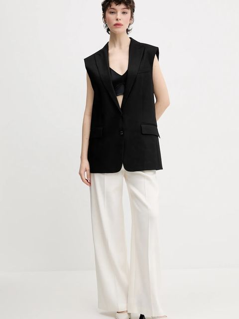 HUGO kamizelka lniana - zdjęcie produktu nr 2