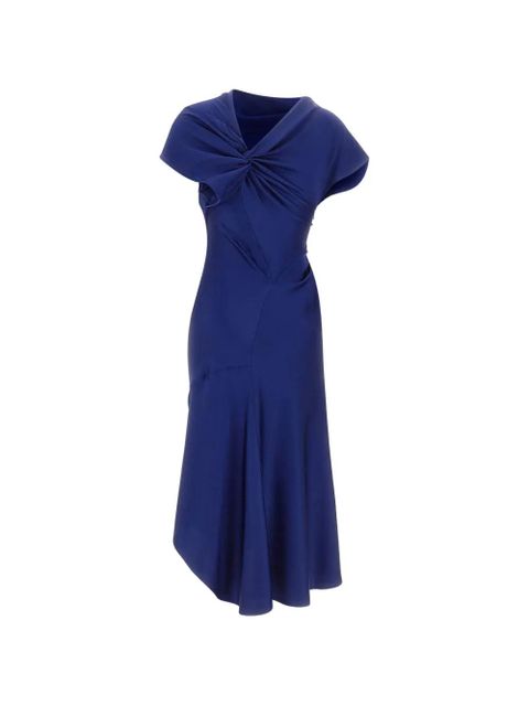 Victoria Beckham twist asymmetric dress - Blue - zdjęcie produktu nr 2