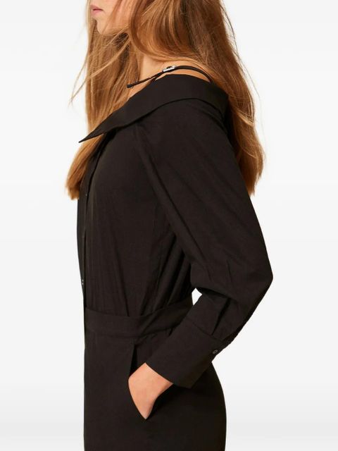 TWINSET buckle-straps playsuit - Black