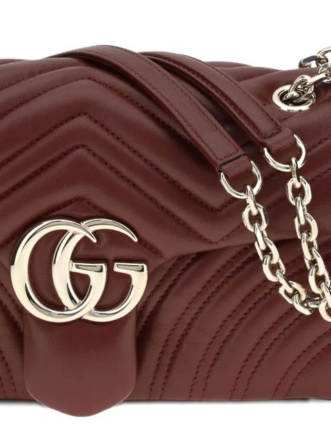 Gucci medium GG Marmont shoulder bag - Red
