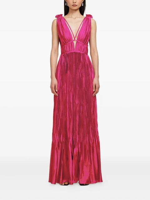 Simkhai Ostara pleated maxi dress - Pink - zdjęcie produktu nr 2