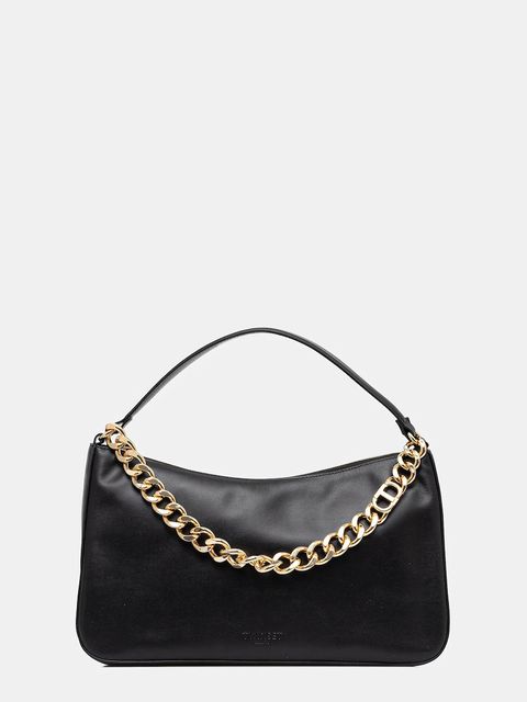 Twinset torebka skórzana kolor czarny 999TB7010 - zdjęcie produktu nr 1