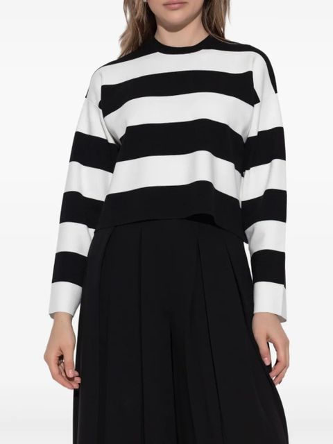 Max Mara striped T-shirt - White