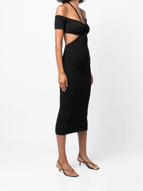 Cult Gaia Alicia knit cold-shoulder dress - Black - zdjęcie produktu nr 2