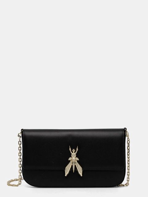 Patrizia Pepe torebka skórzana kolor czarny 8B0229 L061