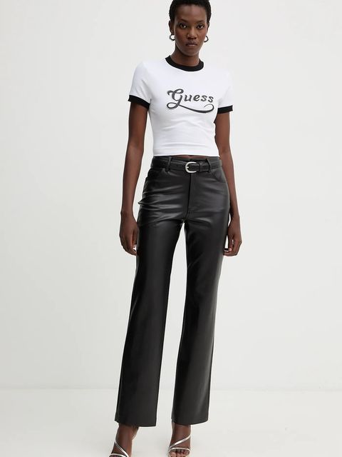 Guess t-shirt damski kolor biały W5BI20 J1314