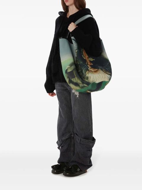 JW Anderson anchor-logo zip hoodie - Black - zdjęcie produktu nr 2