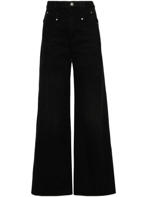 ISABEL MARANT Lemony wide-leg jeans - Black - zdjęcie produktu nr 1