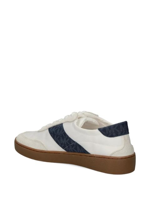 Michael Kors Kaycee monogram stripe sneakers - White