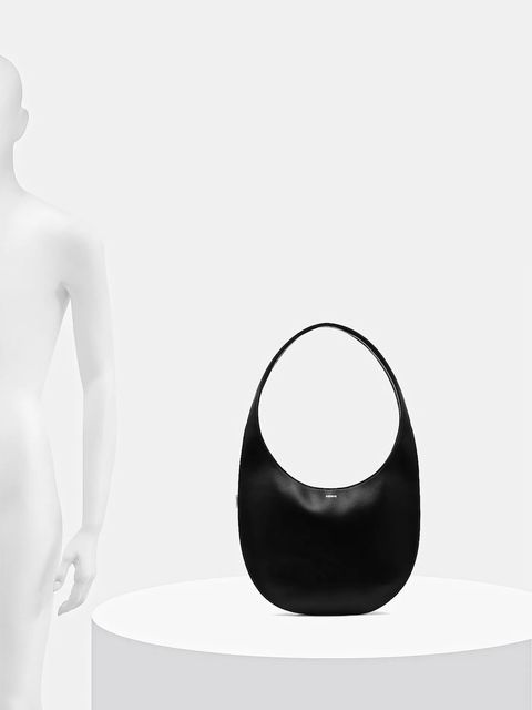 Coperni torebka skórzana Medium Soft Swipe kolor czarny COPBA109F6012