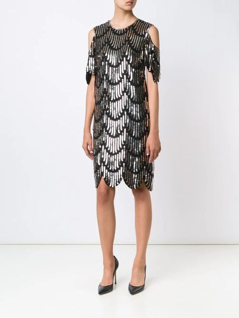 Givenchy sequin embellished cocktail dress - Black