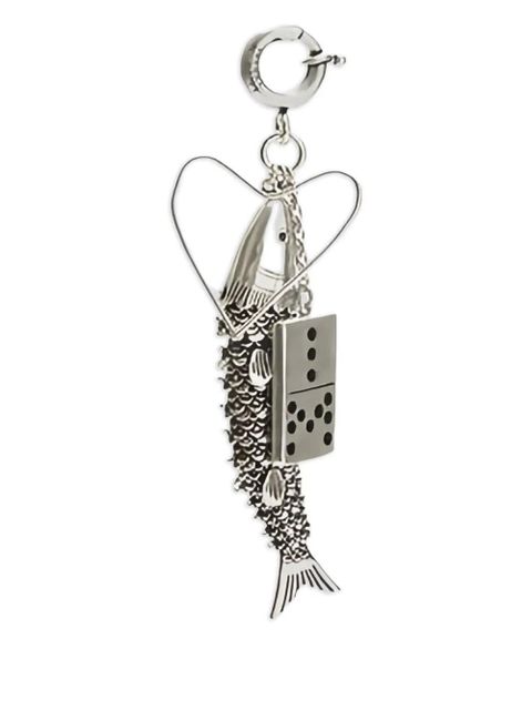 ISABEL MARANT fish domino keyring - Silver - zdjęcie produktu nr 1