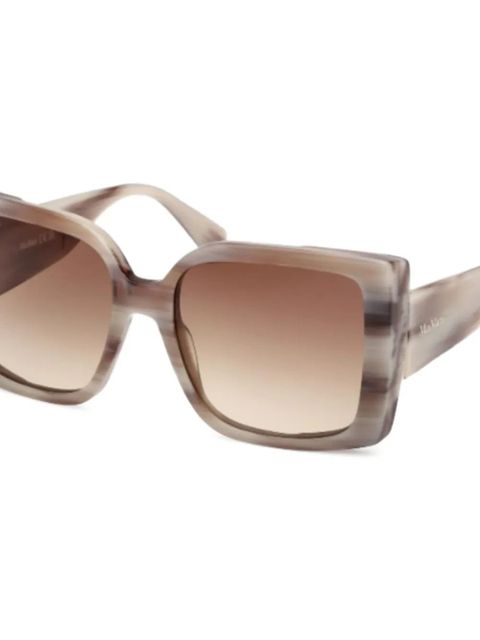 Max Mara Eyewear square-frame sunglasses - Neutrals - zdjęcie produktu nr 2