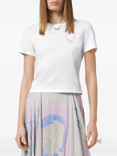 Versace Cameo logo-print T-shirt - White