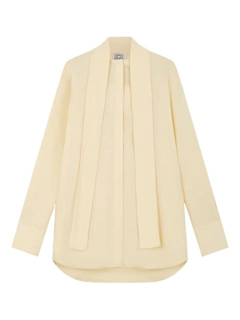 TOTEME lavalliere-detail shirt - Neutrals - zdjęcie produktu nr 1