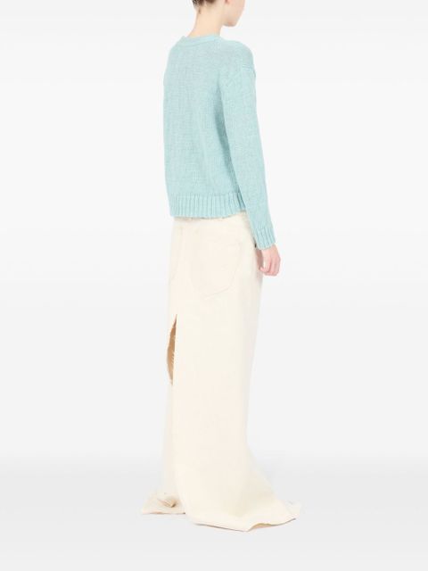 Maison Margiela hemp cardigan - Blue