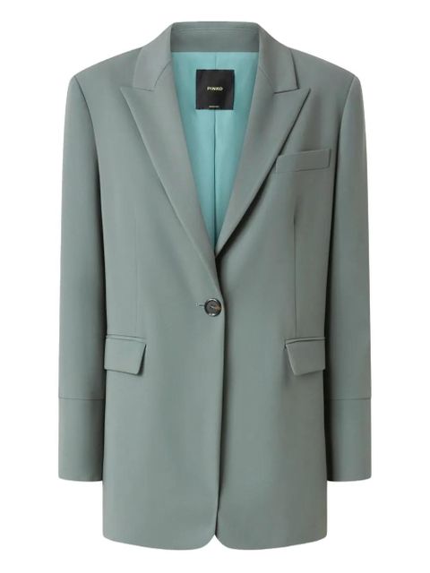 PINKO notched-lapel blazer - Green - zdjęcie produktu nr 1