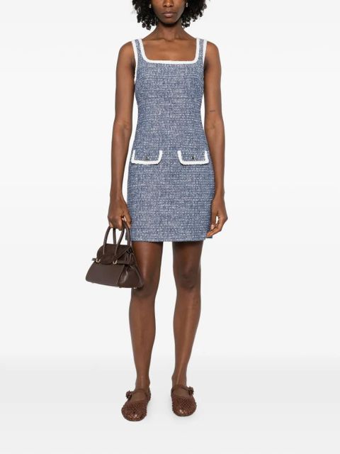 Maje square-neck mini dress - Blue - zdjęcie produktu nr 2