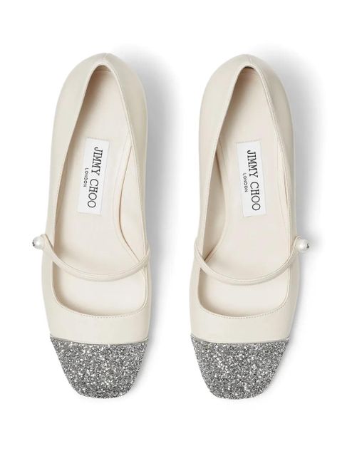 Jimmy Choo 45mm Elisa pumps - White