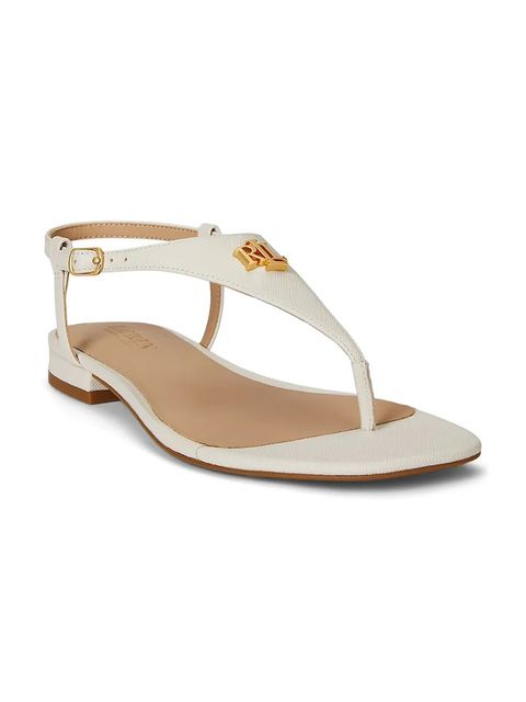 Lauren Ralph Lauren sandały damskie skórzane Everley 2 - zdjęcie produktu nr 1