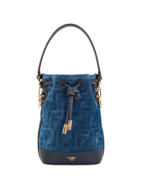 FENDI mini Mon Tresor bucket bag - Blue - zdjęcie produktu nr 1