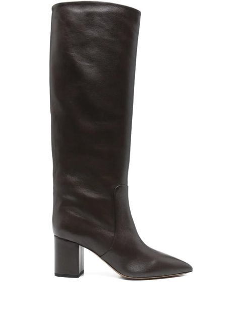 Paris Texas 70mm Anja calf leather boots - Brown - zdjęcie produktu nr 1