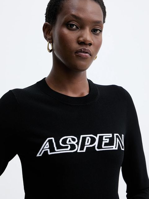 MICHAEL Michael Kors sweter damski kolor czarny lekki MF561CK33D - zdjęcie produktu nr 2