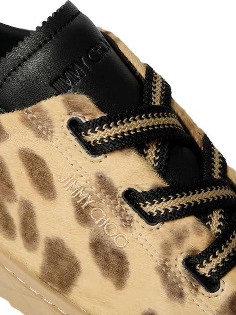 Jimmy Choo Diamond Light Flex F leopard sneakers - Neutrals