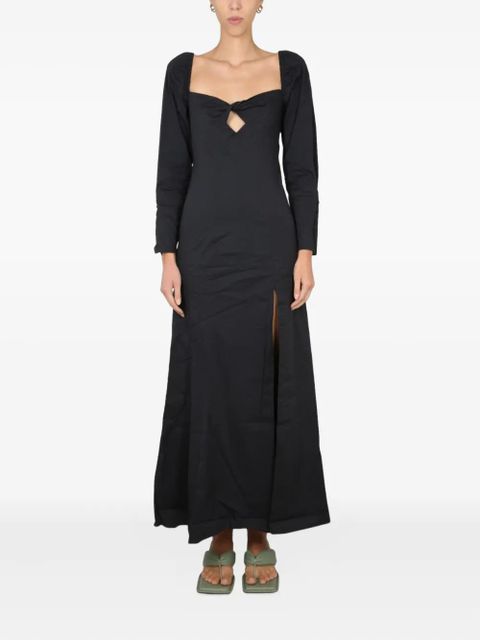 STAUD Josephine poplin maxi dress - Black