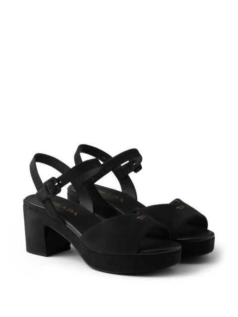 Prada 65mm padded sandals - Black - zdjęcie produktu nr 2