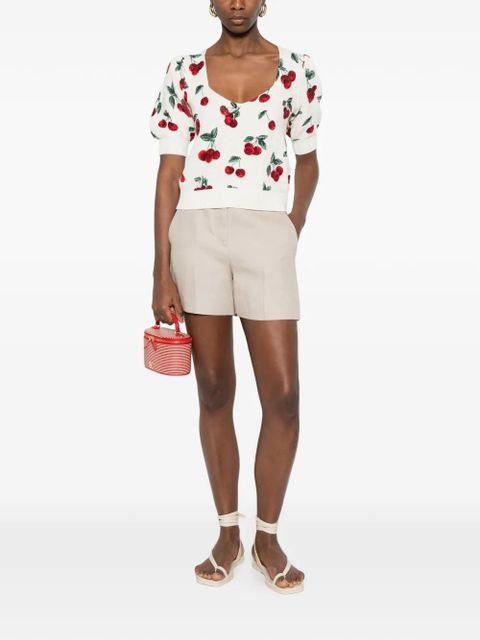 TWINSET cherry-print sweater - Neutrals - zdjęcie produktu nr 2