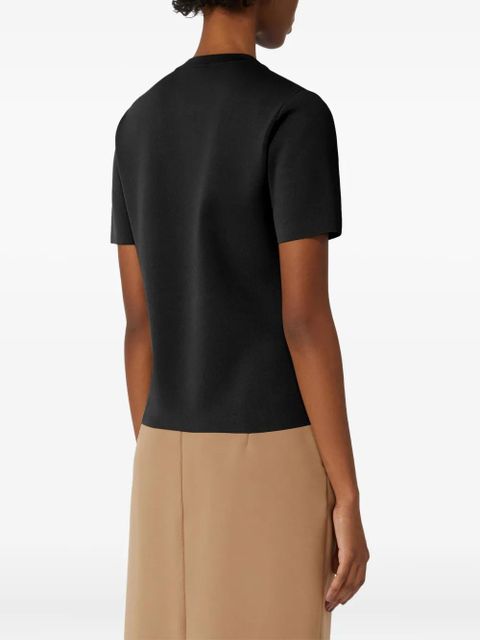 Max Mara embossed logo t-shirt - Black - zdjęcie produktu nr 2