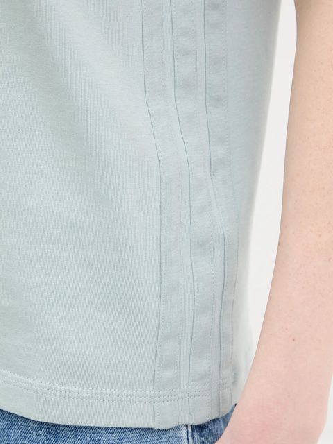 adidas t-shirt bawełniany damski kolor zielony KF0082