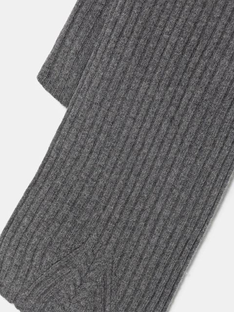 United Colors of Benetton szalik wełniany kolor szary gładki 1244DU01G - zdjęcie produktu nr 2