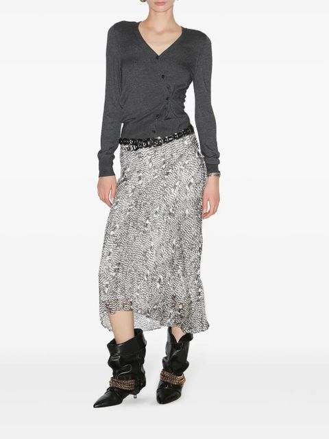 ISABEL MARANT Lisanne midi skirt - Black - zdjęcie produktu nr 2
