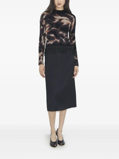 Tory Burch embellished cotton top - Black - zdjęcie produktu nr 2