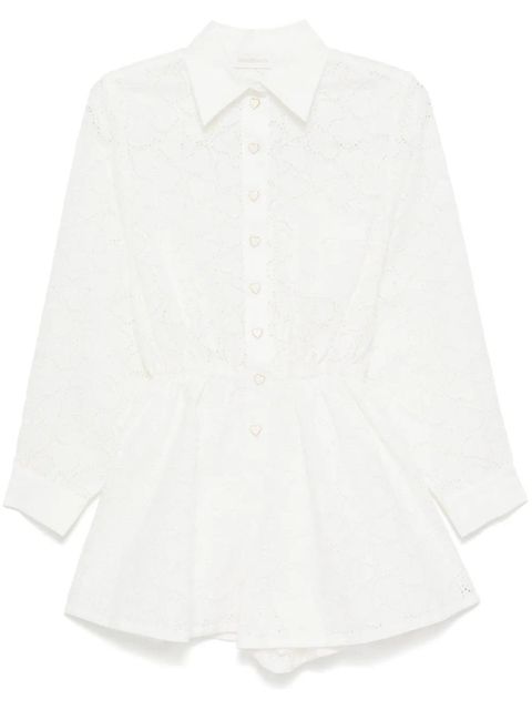 ZIMMERMANN crush embroidered playsuit - White - zdjęcie produktu nr 1