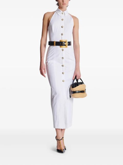 Balmain poplin midi dress - White - zdjęcie produktu nr 2