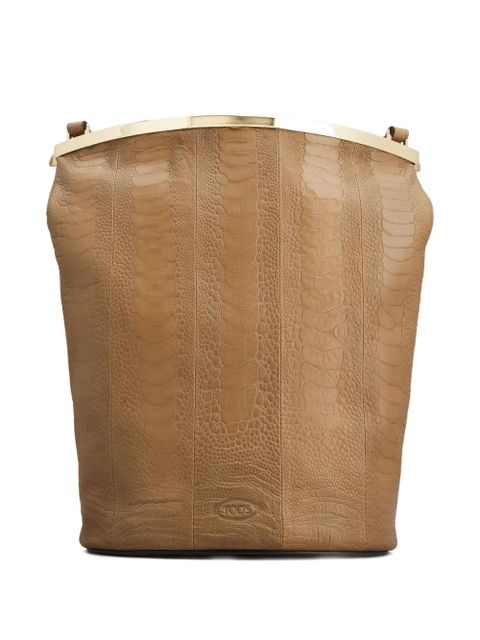 Tod's medium Magenta bucket bag - Neutrals - zdjęcie produktu nr 2