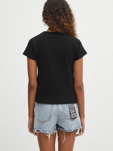 MM6 Maison Margiela t-shirt z domieszką wełny